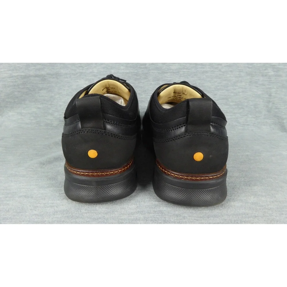 Samuel Hubbard Rafael Sport Lace Up Shoes Mens 14 XW Black Leather Sneakers